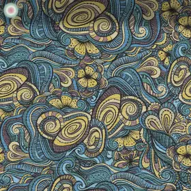 Fließende Formen und Farben