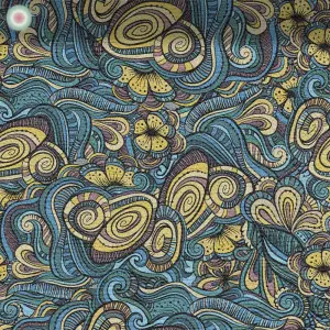 Fließende Formen und Farben