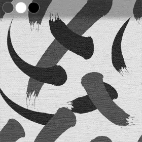 Brushstrokes on White