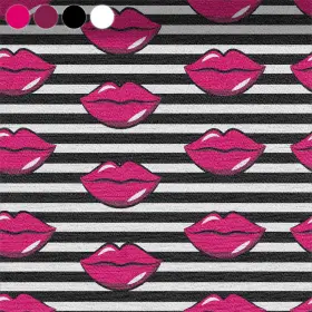 Pink Lips and Stripes