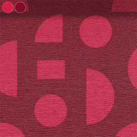 Dunkelrote Formen Eleganz