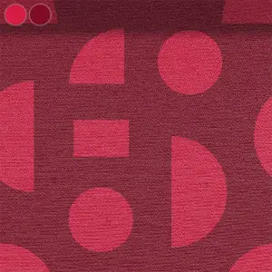 Dunkelrote Formen Eleganz