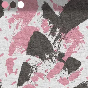 Pinselstriche in Rosa und Braun