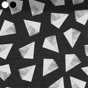 Dynamic Triangle Shapes Black and White