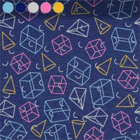 Bunte Geometrie-Linien