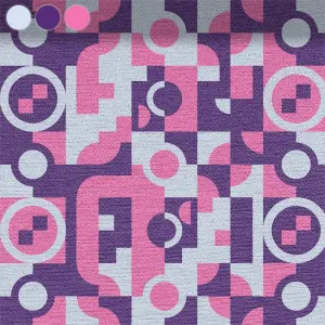 Geometric Circle Shapes Pink-Purple