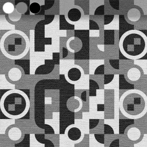 Geometric Circle Shapes Greyscale