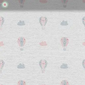 Fröhliche Ballonwolken