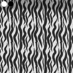 Flowing Black and White Waves