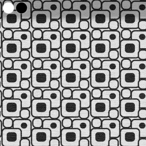 Geometric Squares B&W