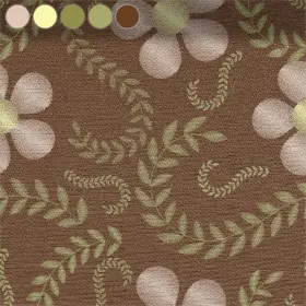 Blüte - Blatt Charme in braun II