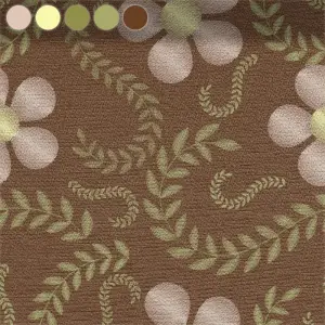 Blüte - Blatt Charme in braun II