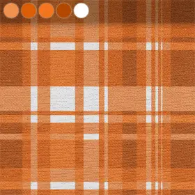 Karierte  orange Harmonie