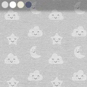 Mond und Wolkenmuster