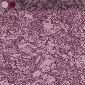 Verspieltes rotes Naturmuster