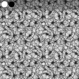 Black and White Flower Pattern