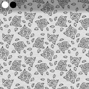 Black and White Roses