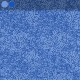 Blue Wave Swirls