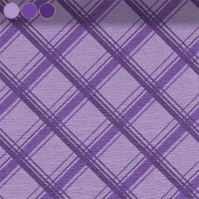 Diagonal Plaid in Purple