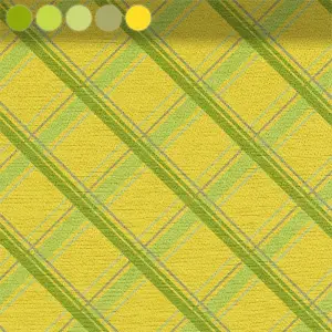 Diagonal Plaid in Yellow