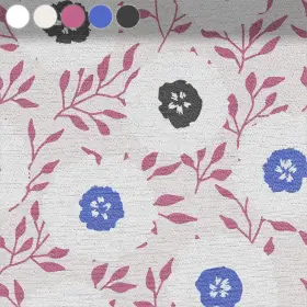 Flower Forest in Pink and Blue