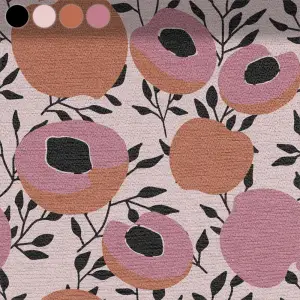 Rosa Abstrakte Pfirsiche