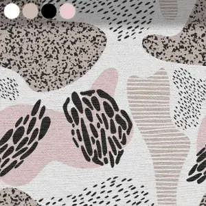 Organische Muster in Schwarz und Beige