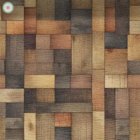 Wood Look Patchwork Design