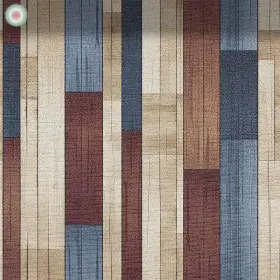 Holzstruktur in Blau und Rot