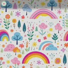 Happy Rainbows and Flowers