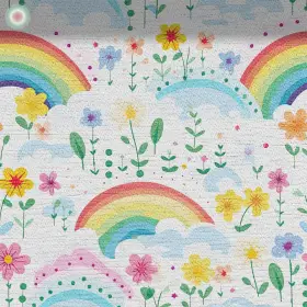Rainbow and Blossoms