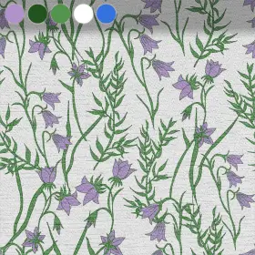 Violette Blütenranken