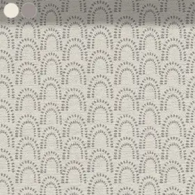 Getupfte graue Halbkreise