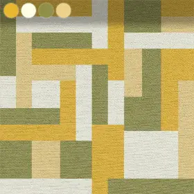 Geometric Yellow-Green Composition