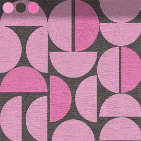 Halbkreis Pink Komposition