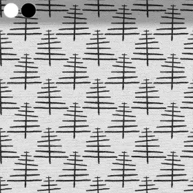 Schwarz-weiße Baumlinie Schwarz-weiße Baumlinie