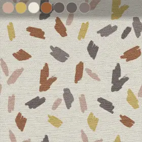 Pinselstriche in Erdtönen