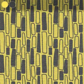 Lineares gelbes Geometrie-Design