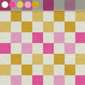 Bunte Schachbrett-Quadrate