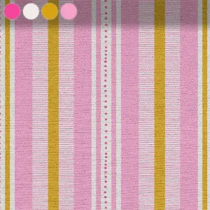 Playful Stripes in Pink