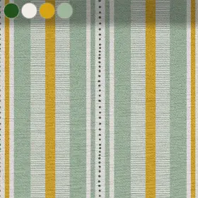 Verspielte Streifen in Grün