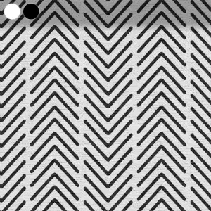 Black-and-White Chevron Stripes