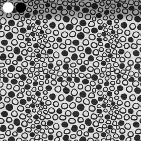 Black-and-White Circle Patterns
