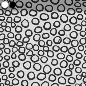 Schwarze Pinselkreise