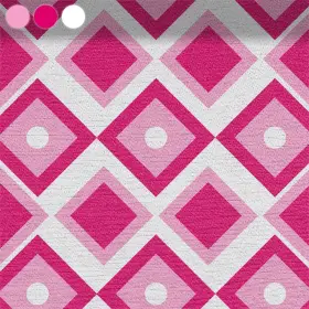 Geometric Diamonds in Pink
