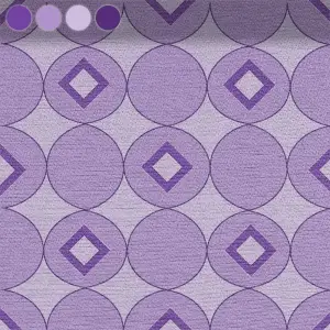Violet Circles and Diamonds