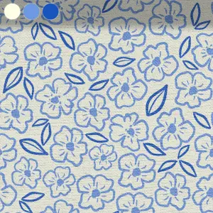 Blue Floral Elegance