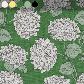 Hydrangea Blossom on Green