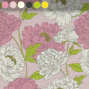 Peonies in Pink and White