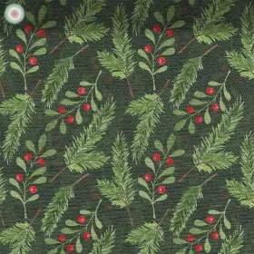 Green Fir Sprigs and Berries